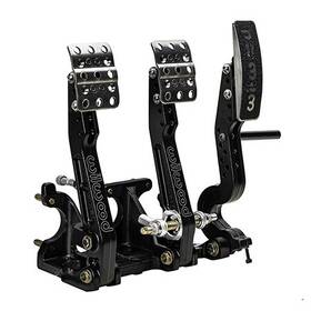 340-16604 Wilwood - Triple Pedal Assembly Adjustable Floor Mount Tru-bar