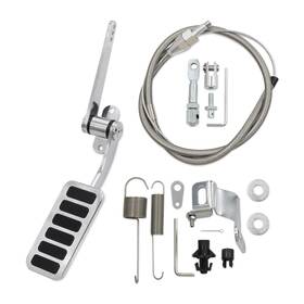 Yx05629 Wnseu Universal Polished Aluminum Throttle Pedal 2 Inch X 4-1/2 Includes Stainless