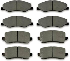 Dbp079 Wuhutaila 8pcs Front Rear Ceramic Disc Brake Pads Set Replacement For 2018-2023 Honda