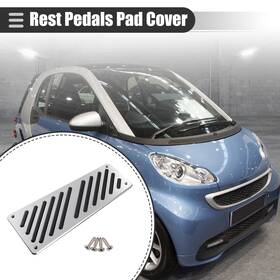 X Autohaux 724117976552 Rest Pedals Pad Cover Replacement For Mercedes Benz Smart Fortwo 2009-2014