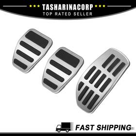 X Autohaux 726215654844 Automatic Gas Accelerator Brake Pedal Cover Kit For Nissan Qashqai J11 2014-2020