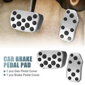 X Autohaux 726215748796 2 Pcs Foot Pedal Brake Gas Pad For Toyota Alphard 2011-2014 Automatic