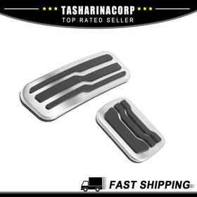 X Autohaux 743151894769 Piece Of 2 Fuel Brake Pedal Pad Cover Kit Fit For Ford Explorer 2010-2019