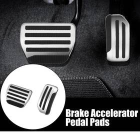 X Autohaux 746453878888 2pcs Brake And Gas Accelerator Pedal Covers For Nissan Pathfinder 2013-2021