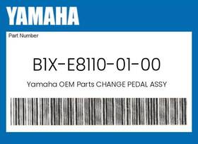 B1x-e8110-01-00 Yamaha Genuine Change Pedal Assy -