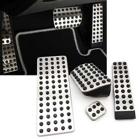 Yfoutlet 211300721896 4pcs Car Foot Pedal Pad Cover Kit For Mercedes-benz E S Sl Slk W124 Cl Clk R Us