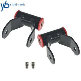 Yi145593t Yibei-tech 2 Inch Drop Rear Lowering Shackles Leveling Kit For 2002-08 Dodge Ram 1500 2wd
