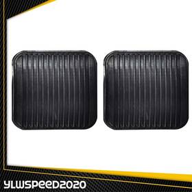 V-02cpp3901abk Ylwspeed20 2 Brake/clutch Pedal Pads Cover Black Fit For Jeep Wrangler Yj Tj Cherokee Xj