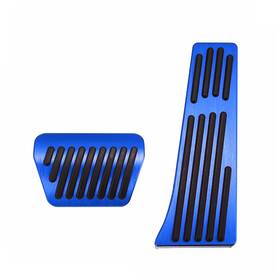 Zoomto-tb-16-01 Zoomto 2pcs Anti-slip No Drilling Aluminum Brake Gas Pedal Pad Blue