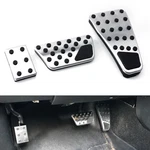 3PC Track Design Silver Foot Pedal Cover For 09-18 GEN4 Dodge Ram 1500 2500 3500. Fixed Price $36.09.