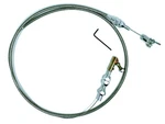 36" Stainless Braided Throttle Cable, Universal Hot Rod V8. Fixed Price $30.95.