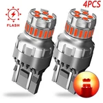 4X Autoone 7443 7440 Led Red Stop Brake Bulbs Tail Light Parking Strobe Flash. Fixed Price $26.50.