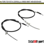 2X Parking Brake Cable For Toyota Corolla 1993 1994-1997 Fwd Rear Left & Right. Fixed Price $29.52.