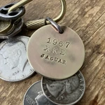 1967 Jaguar Xke Solid Brass Key Fob. Fixed Price $15.95.