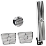 Billet Specialties Polished Pedal Kit,oem Floor GAS,CLUTCH,BRAKE,55-57 Manual. Fixed Price $349.99.