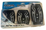 Black Widow Manual Pedal Pads, Custom Accessories 2009, Model 23167. Fixed Price $15.00.