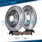 Front Drilled Rotors Brake Pads For Bmw 228I 320I Xdrive 328I 428I. Fixed Price $118.40.