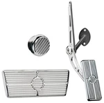 Billet Specialties Polished Pedal Kit,cable-style Gas,power BRAKE,55-57 Auto. Fixed Price $369.99.