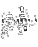 Genuine Mopar Parking Brake Handle 6YK36HL1AA. Fixed Price $9.60.