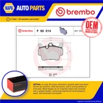 Brake Pads Set Fits Porsche Cayman 987 3.4 Front 05 To 09 M97.21 Brembo Quality. Fixed Price $102.78.