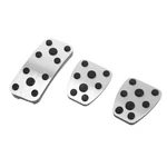 Parsluck 3 Pcs Manual Transmission Foot Pedal Pads Silver Tone. Fixed Price $30.67.