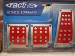 Ractive Sports Pedals TP502RD. Fixed Price $15.00.