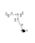 Genuine Mopar Pedal Pivot Shaft 52060460AD. Fixed Price $7.37.