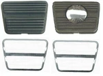 1968-79 Corvette Clutch & Power Brake Pedal Pads With Stainless Trim. Fixed Price $39.95.
