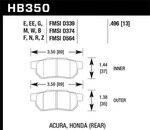 Rear Disc Brake Pad Set For 1994-1995 Honda Civic Del Sol Vtec 1.6L L4 Gas Dohc. Fixed Price $183.59.