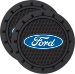 Ford Oval Tough Logo Vehicle Travel Auto Cup Holder Insert Coaster Can Set 2 Mug. Fixed Price $14.85.