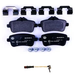 Hella Rear Low-met Disc Brake Pad With Sensor Kit For X166 GL63 Amg ML63. Fixed Price $91.95.