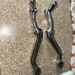 New 1959-64 Chevy Impala Bel Air Drum Brake Spindle Steering Arm Knuckles Chrome. Fixed Price $360.00.
