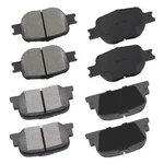 Cciyu D817 D835 Ceramic Front Rear Brake Pad Set Fit For 2005-2010 Scion Tc. Fixed Price $77.54.