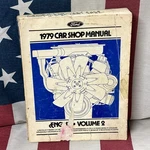 Ford 1979 Car Shop Manual Volume 2 Engine Mustang Ltd Fairmont Capri Lincoln Oem. Fixed Price $9.99.