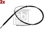 Febi 2X Rear Parking Brake Cable Left Right For Renault 08-15 364000001R. Fixed Price $33.82.