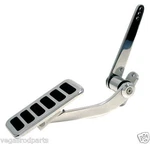 Universal Gas Throttle Pedal Polished Aluminum Chevy Ford Dodge. Fixed Price $54.99.