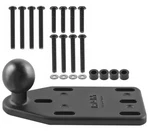 Motorcycle Brake Clutch Reservoir Cover Base & 1" Ball Offset RAM-B-346U. Fixed Price $26.99.