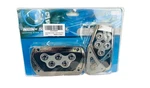 Non Slip Pedals For Automatic Transmission- Black Silver- New. Fixed Price $15.30.