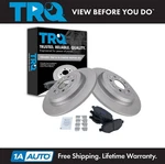 Trq Rear Brake Coated Rotor & Premium Ceramic Pad Kit Ford Edge Suv Truck. Fixed Price $112.95.
