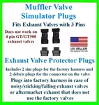 Fits Ford Mustang GT350R Active Muffler Valve Simulator Plug Connector. Fixed Price $38.99.
