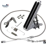 Billet Floor Mount Aluminum Gas Pedal And 24" Stainless Steel Throttle Cable Wit. Fixed Price $118.43.