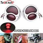 Pair Chrome Brake Stop Tail Lights Duolamp Ford Model /aa 1928-1931 Custom. Fixed Price $46.95.