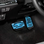 Zufoty 2PCS Car Pedal Covers, Non- Slip Automatic Transmission Blue. Fixed Price $11.37.
