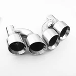 Pair Quad 4" Out Exhaust Tips 2.5" Inlet Ford Mustang 13/14 S197 GT500 Style. Fixed Price $208.97.