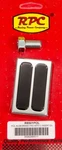 Rpc Polished Aluminum Brake Pedal Pad With 2 Inserts # R8501POL. Fixed Price $25.99.