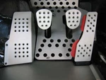 Rennline Pedal Set - Piece Perforated Black Fits Porsche 944/924/968. Fixed Price $246.80.