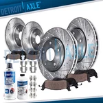 11.65'' Front 11.06'' Rear Drilled Rotors Brake Pads For 2006-2018 Toyota RAV4. Fixed Price $183.74.