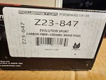 Powerstop Z23-847 1993-2012 Mercedes-benz Front Brake Pads. Fixed Price $50.00.