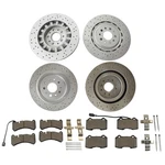 For Maserati Ghibli Quattroporte 2017-2021 Front & Rear Brake Pads Rotors Kit. Fixed Price $559.99.