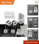 3PCS Car Non-slip Aluminum Alloy Pedal Pads, Sports Gas Fuel Petrol Clutch .... Fixed Price $15.99.